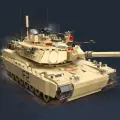 Конструктор 61041 JIE STAR Американский танк M1A2 Абрамс, 1389 деталей