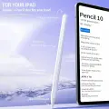 Стилус 10-го поколения с беспроводной зарядкой, совместимый с Apple Pencil 1/2 (2018-2023)