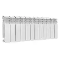 Радиатор биметаллический РБС 300 12 секций Qну=1380 Вт RAL 9016 (белый) Ogint