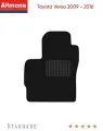 Ворсовый коврик для Toyota Verso (R20) 2009 - 2016, черный, 1шт, водительский, Стандарт / Тойота Версо