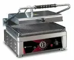 Гриль контактный Tatra TCG 3627 RR, чугун, 2.5 кВт, рифлёная поверхность, 360х270 мм.
