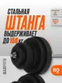 Штанга Barfits с композитными дисками весом 80кг