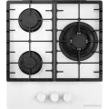 Kuppersberg FG 46 W Варочная поверхность, газ, High-Tech, 45 см, автоматический электроподжиг, газ-контроль, форсунки под сжиженый газ, SABAF конфорки, чугунные решетки, цвет белый, цвет фурнитуры бел