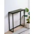 Консольный столик, Черный Мрамор, 85х80х25 см