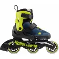 Детские раздвижные ролики Rollerblade Microblade 3WD - Blue Royal/Lime р. 33-36.5
