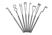 Логопед Плюс Основной комплект из 8-ми массажных зондов на ручках с насечкой (по Новиковой Е. В.).