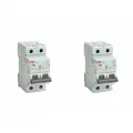 Автоматический выключатель EKF Averes AV-6 (mcb6-2-25C-av) 2P 25А тип АС 6 кА 400 В на DIN-рейку (2 шт.)