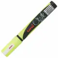 Маркер меловой Uni PWE-15M (1.8-2.5мм, желтый, влагостираемый) 6шт. (pwe-5m f.yellow)