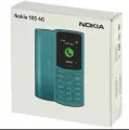 Мобильный телефон Nokia 105, 4G, одновременная работа SIM, FM-радио, пластик, черный