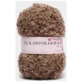 Пряжа Пехорка Буклированная, 20 % шерсть, 30 % мохер, 50 % акрил, 200 г, 220 м, 5 шт., 377 кофейный