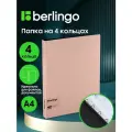 Папка на 4 кольцах Berlingo Instinct А4, 35мм, 700мкм, D-кольца, с внутр. карманом, фламинго