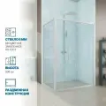 Душевой уголок GWMPKB019R 70x140 см, цвет фурнитуры белый матовый, стекло бесцветное закаленное 6 мм