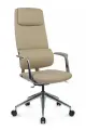 Офисное кресло Avorio FK014-A11 Riva Design Светло-бежевая натуральная кожа (3A-ND9720)/экокожа