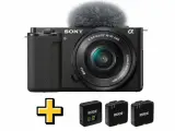 Фотоаппарат Sony ZV-E10 kit 16-50mm и беспроводная гарнитура RODE Wireless GO III