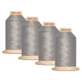 Комплект нитей для оверлока Gütermann Tera 180, 4 бобины по 2000 м, цвет 40 (серый)