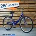 Велосипед взрослый городской 26 STELS Legenda 240 рама 19, синий, на рост 165-185см, классический дорожный
