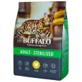 Mr. Buffalo STERILIZED Сухой корм для стерилизованных и кастрированных кошек с курицей 1,8 кг