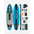 Надувная двухслойная SUP-доска HICOO WAVE ROLLINGPRo 11'6 351-86-15cm / Сапборд для отдыха на воде