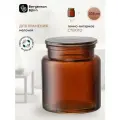 Банка для хранения Amber стеклянная для ванной темно-янтарная Bergenson Bjorn Bath BB0001036