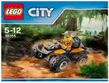 Polybag Мини-набор LEGO City 30355 Вездеход в джунглях, 36 деталей