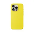 Чехол силиконовый Магсейф для iPhone 16 Pro Max Star Fruit, Silicone case Магсейф для айфон 16 Про Макс - Желтый