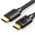Кабель UGREEN HD119 (40102) 4K HDMI Cable Male to Male Braided. Длина 3м. Цвет: черный