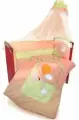 Комплект в кроватку Золотой Гусь Веселые овечки розовый, арт. 1276