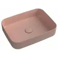 Накладная раковина ISVEA Infinity прямоугольная 50см лососевый
