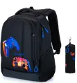 Рюкзак школьный для мальчика 17 л с анатомической спинкой SkyName (СкайНейм), с пеналом без наполнения