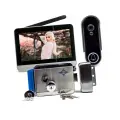 Комплект беспроводной видеодомофон с записью на SD и эл-мех замком - SkyNet-900 + AX-091-1080P (N54175KO): HD монитор 7 дюймов и 2mp вызывная панель