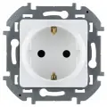 8 шт. Legrand INSPIRIA Белый Розетка 2К+З со шторками - немецкий стандарт - 16 А - 250 В, 673730