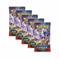 Покемон карты коллекционные: 5 бустеров Pokemon издания Scarlet & Violet Temporal Forces на английском