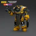 Подвижная фигурка JOYTOY Warhammer 40000 Imperial Fists Legion Cataphractii Terminator Squad Legion Cataphractii with Chainfist