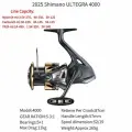 2025 SHIMANO ULTEGRA Рыболовные спиннинговые катушки