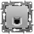 Legrand Etika Алюминий Розетка компьютерная RJ45, 5е UTP 672441, 6 шт.