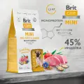 Сухой корм для щенков и молодых собак мелких пород Brit Care Mini с индейкой 1.5 кг