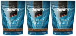 Кофе Jardin Colombia Medellin, растворимый, 100%, арабика, 150г, 3уп.