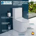 Унитаз-компакт Olives'S Toscana TC31126DP безободковый с микролифтом