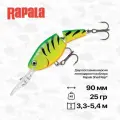 Воблер Rapala Jointed Shad Rap, 90 мм, 25 гр, 3,3-5,4 м, #FT