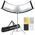 Рассеиватель света Neewer Clamshell с сумкой Изогнутый отражатель освещения 100x45 см для фотостудийной фотографии