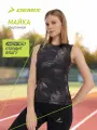Майка спортивная Demix, размер 46, черный/коричневый