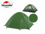 Палатка Naturehike P-Series NH18Z033-P 210T65D трехместная, темно-зеленая, 6927595762639