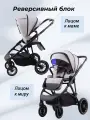 Детская прогулочная всесезонная коляска Chiccolino Gold с переставляемым блоком