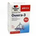 Doppelherz Доппельгерц Актив, Омега-3, 120 капсул по 1186 мг