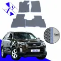 Автомобильные коврики EVA/ЕВА/ЭВА для Kia Sorento 2 II (XM) / Киа Соренто 2 II (XM) 2012-2021 серый василок