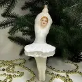 Irena-Co елочная игрушка, стекло Балерина (18х7,5х7см)