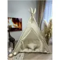 Вигвам детский бежевый домик, Комплект SWEET HOME for kids