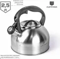 Чайник для плиты AM-3404 нержавейка 2,5л