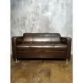 Диван офисный Baron, механизм Нераскладной, 140х70х73 см, темно-коричневый