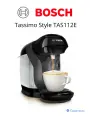 Кофемашина BOSCH TASSIMO Style TAS112E, автоматическое приготовление, 60 напитков